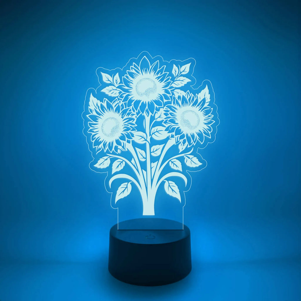 Sunflower Bouquet LED Light Up Desk Lamp