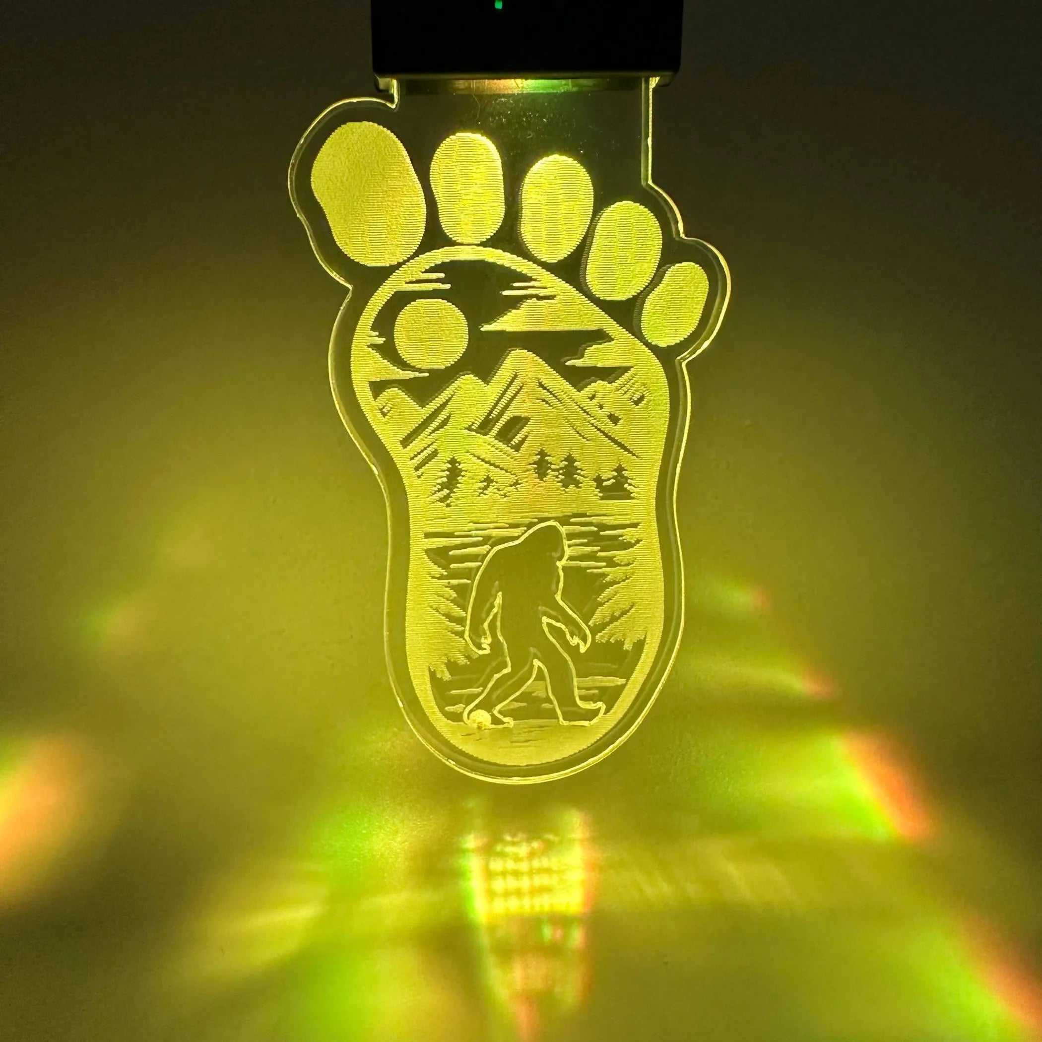 Mini Bigfoot LED Keychain Light