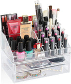 Large Clear Makeup Organizer