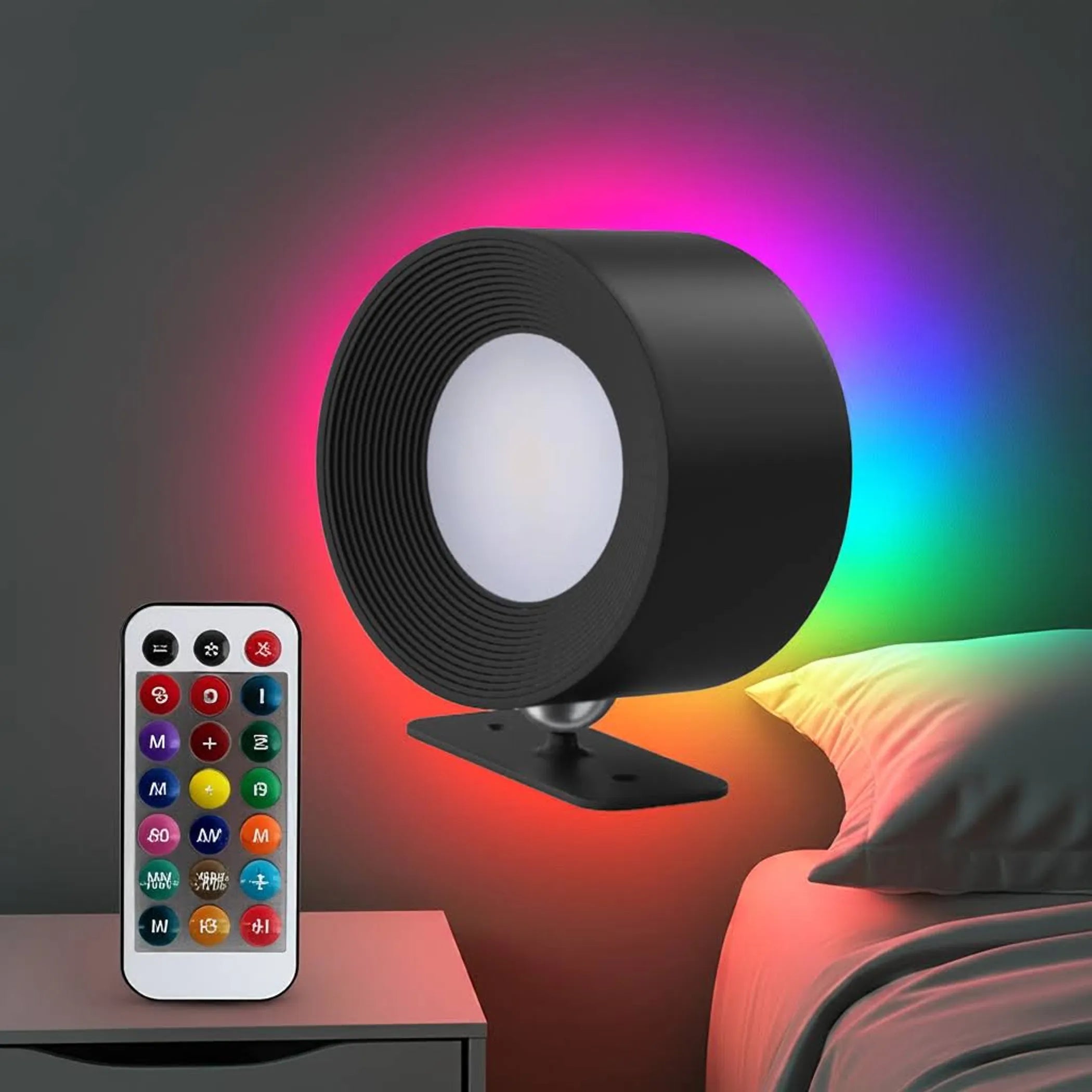 Modern Color Changing Wall Lamp for Home Decor