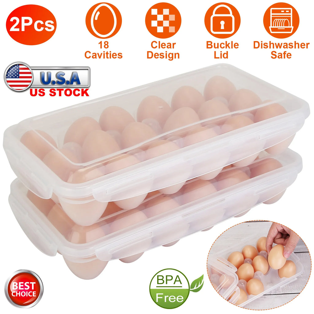 Plastic Egg Holder Stackable Tray