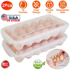 Plastic Egg Holder Stackable Tray