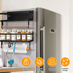 Magnetic Spice Rack Set for Refrigerator