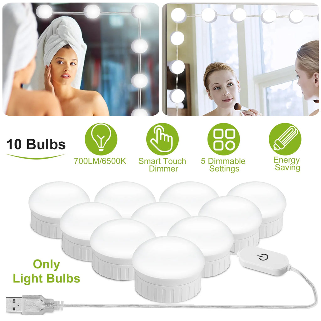 Hollywood Style LED Vanity Mirror Lights Ki