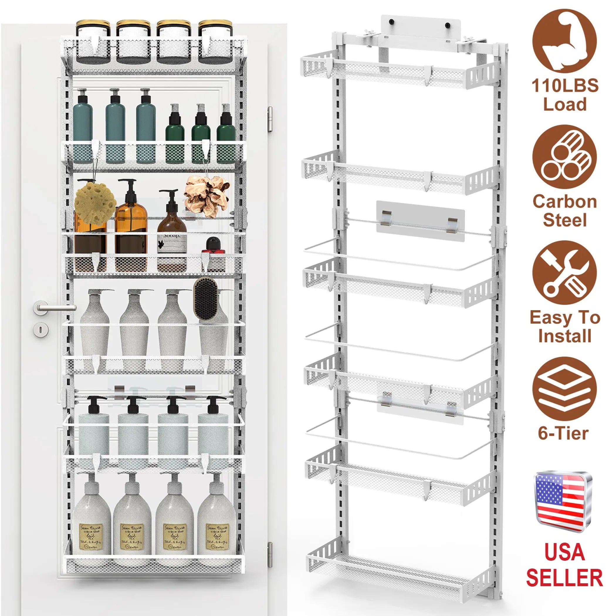 Space Saving Hanging Storage Shelf for Kitchen