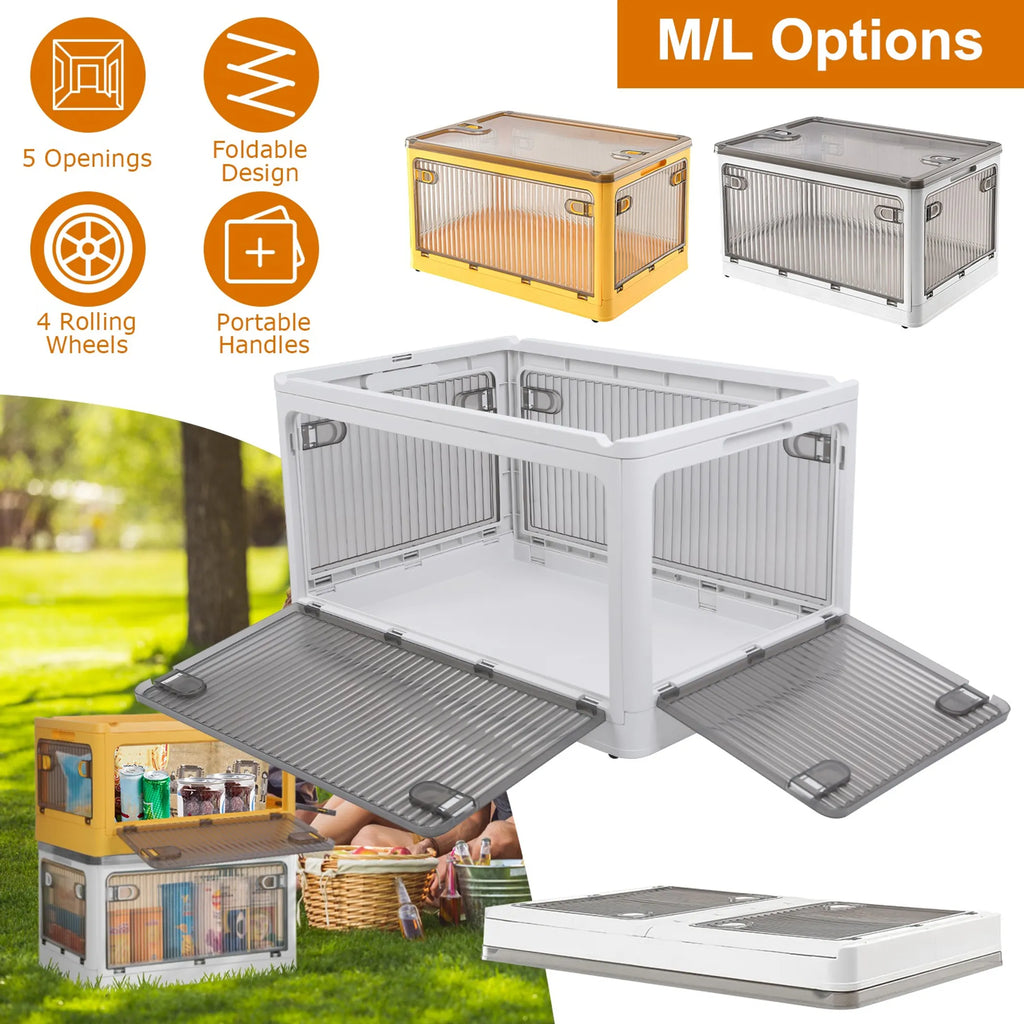 Stackable Collapsible Storage Containers for Clothes