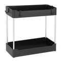 Adjustable Kitchen & Bathroom Storage Rack with Sliding Basket