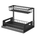 Sliding Cabinet Storage Basket for Kitchen & Bathroom