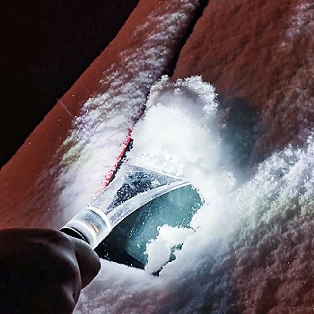 Heavy Duty Ice Scraper with COB LED Light