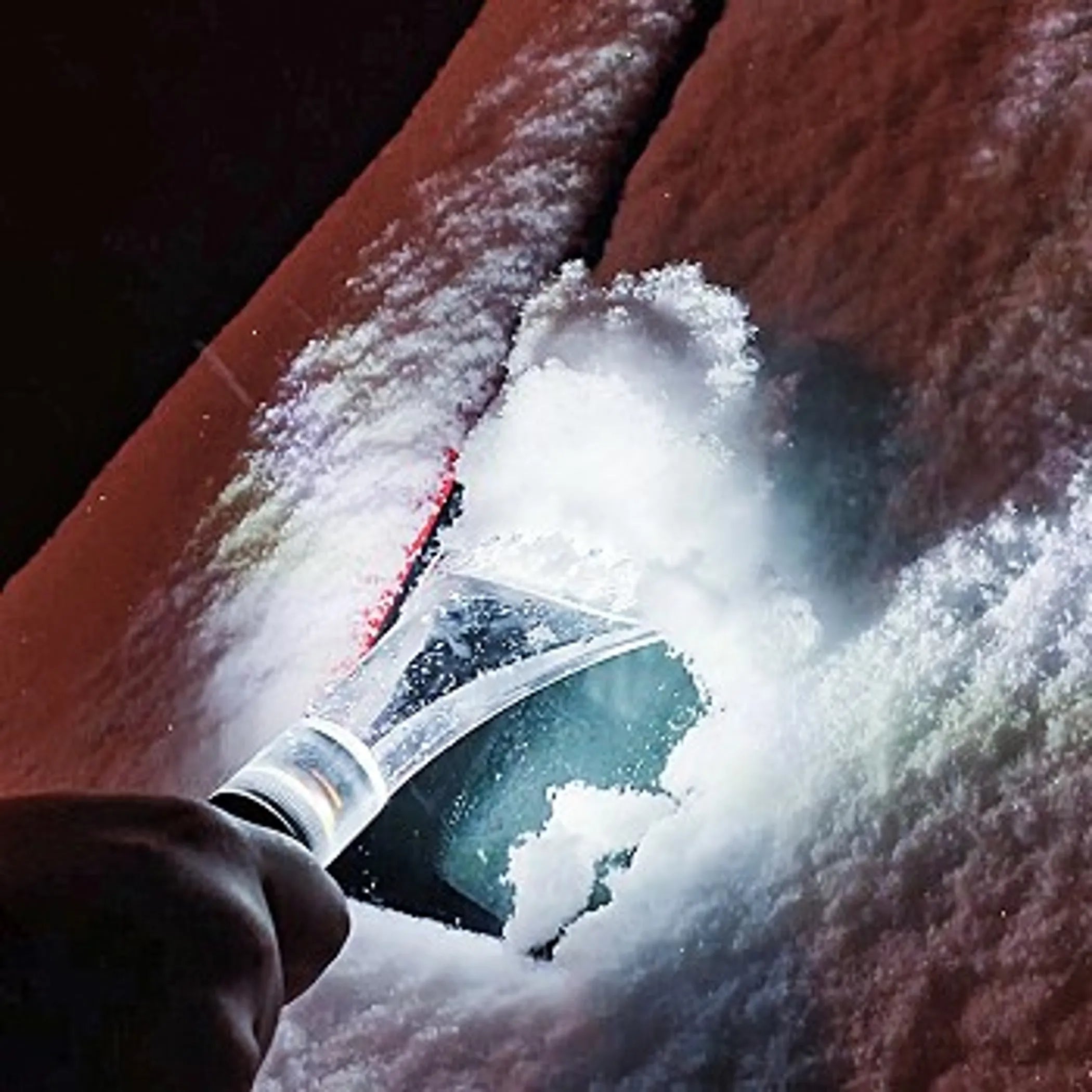 Heavy Duty Ice Scraper with COB LED Light