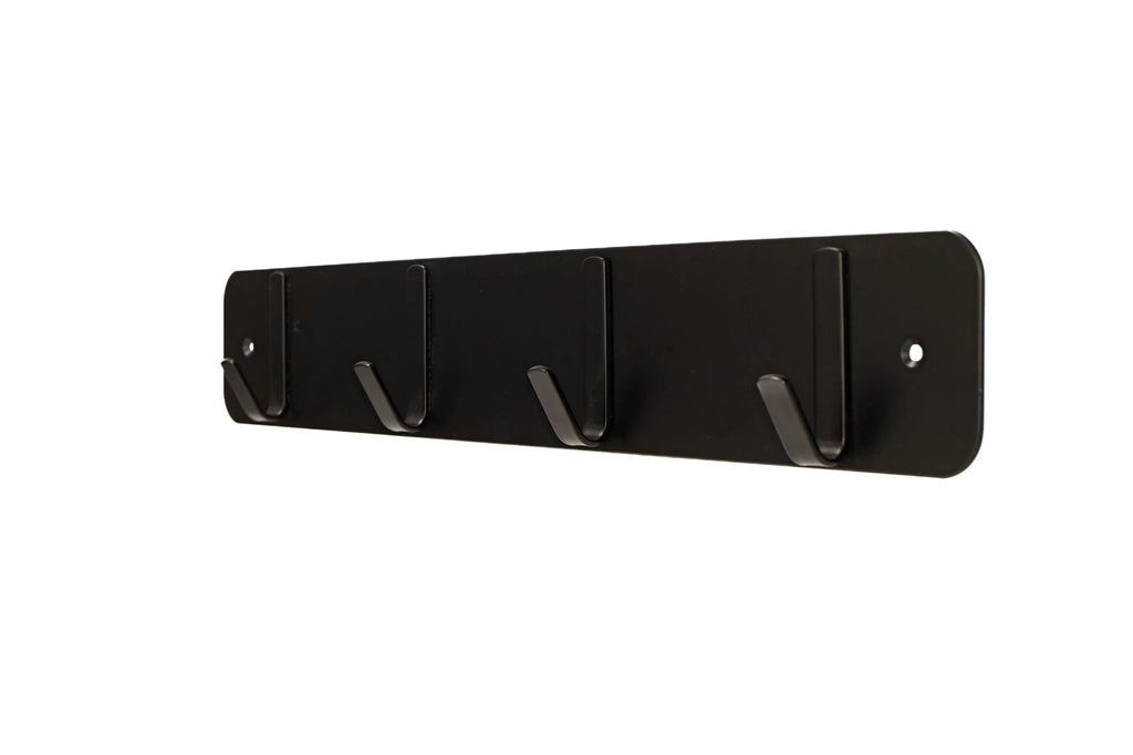 black wall mounted hook rack
