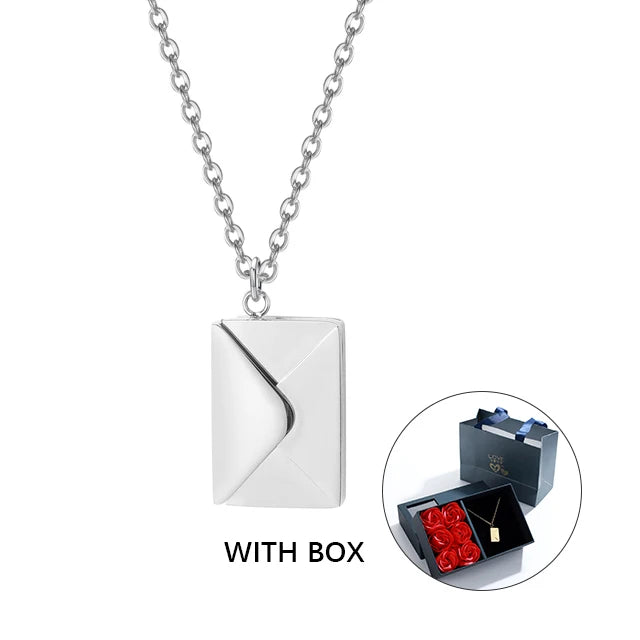 Love Letter Envelope Pendant Necklace
