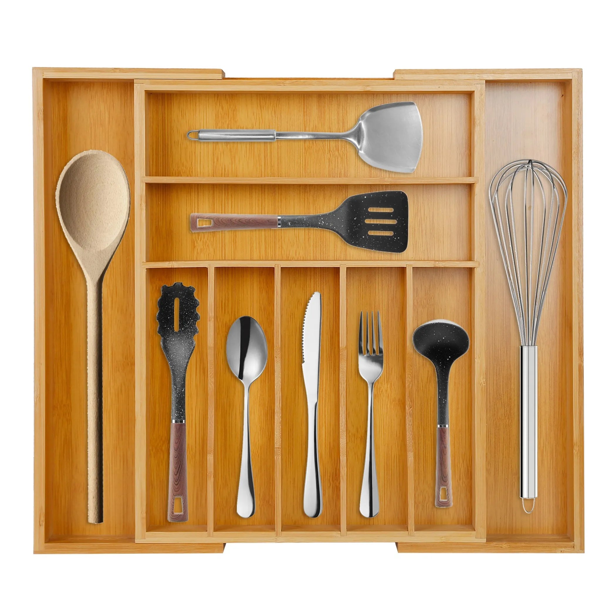 adjustable bamboo drawer separator