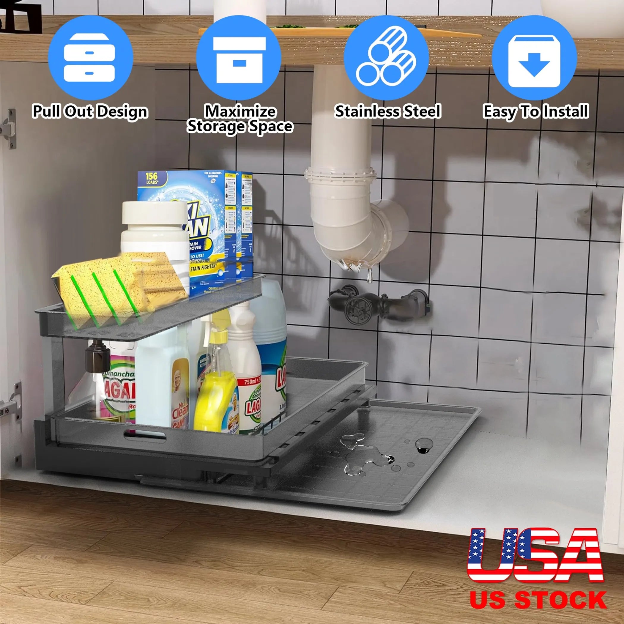 bathroom cabinet organizer shelf
