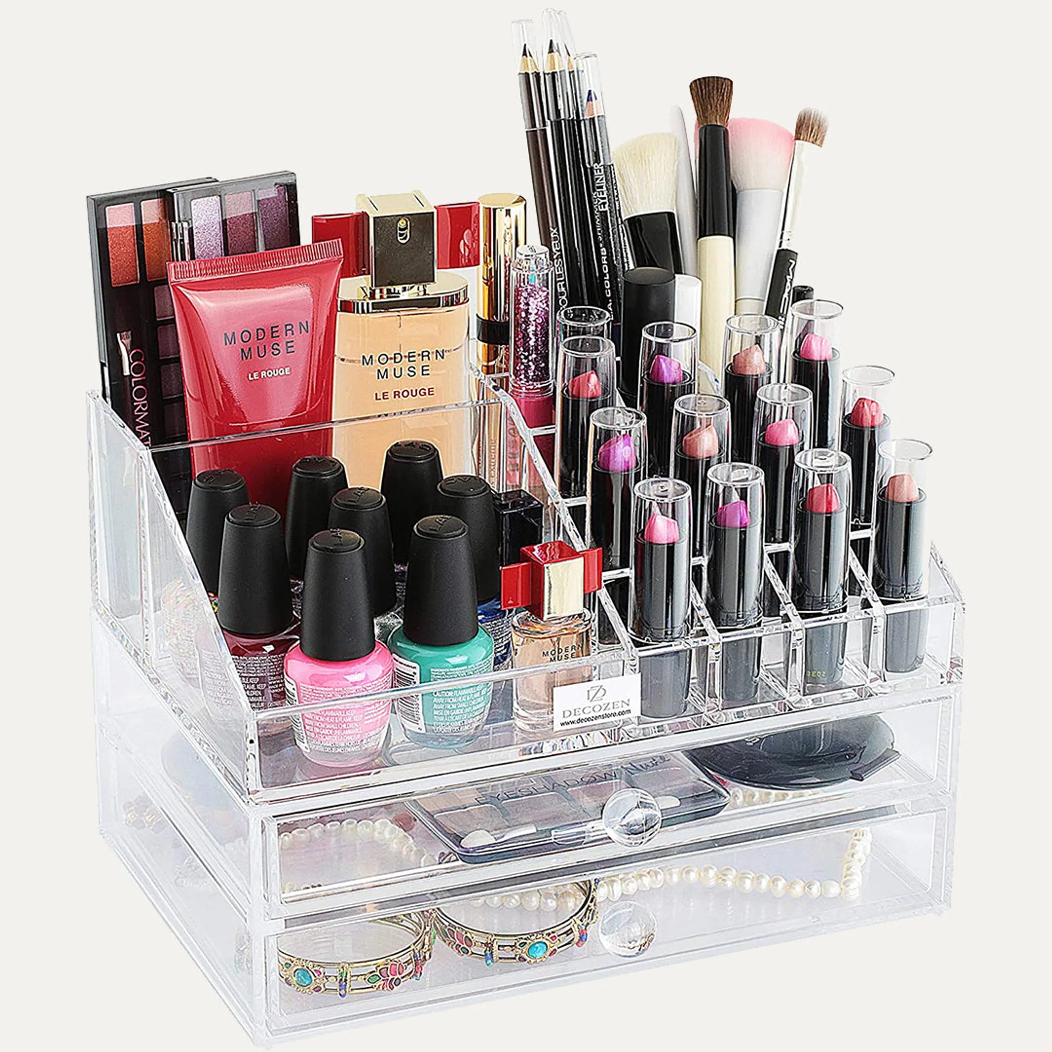clear makeup organizer