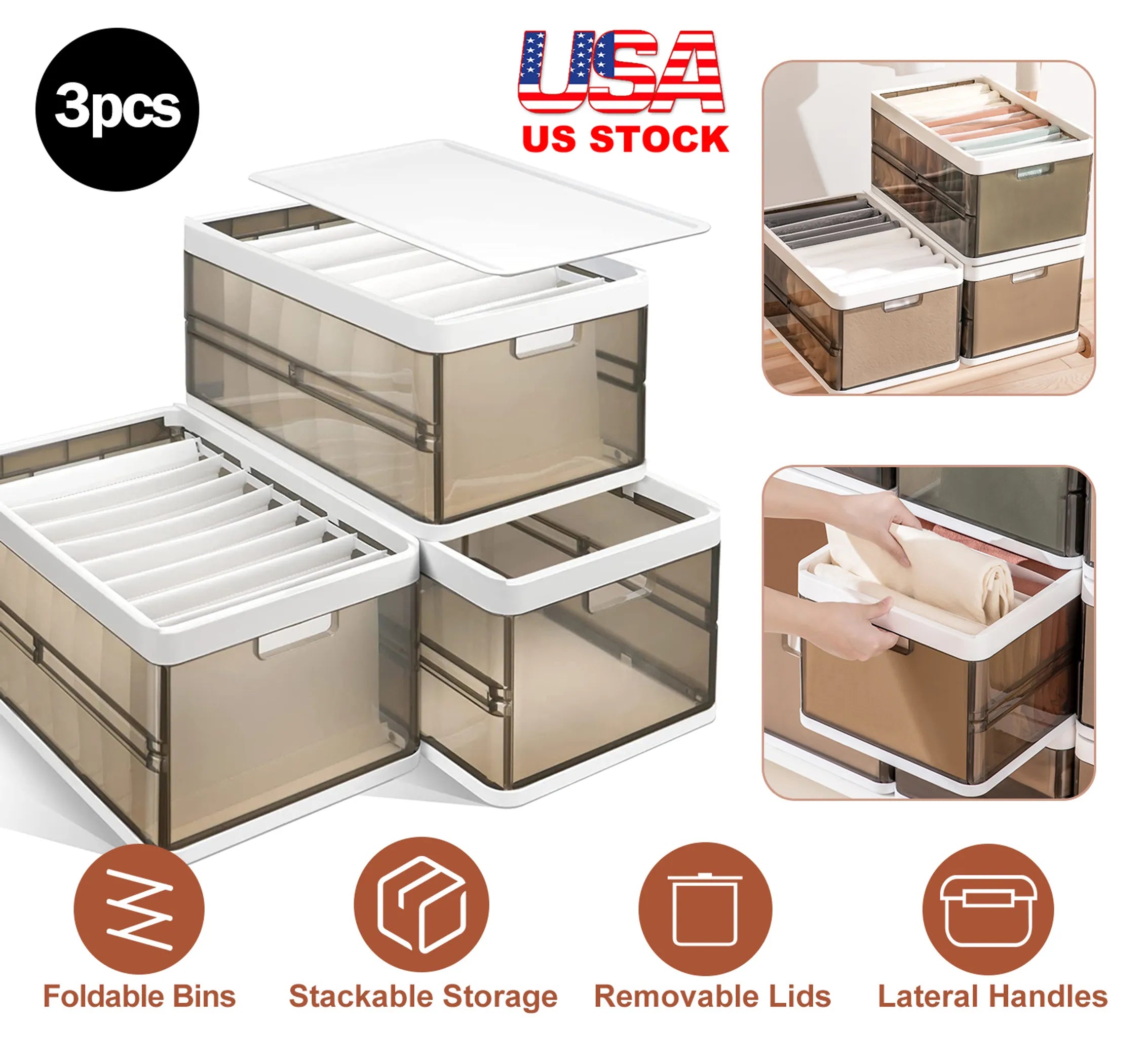 multipurpose storage organizer bins