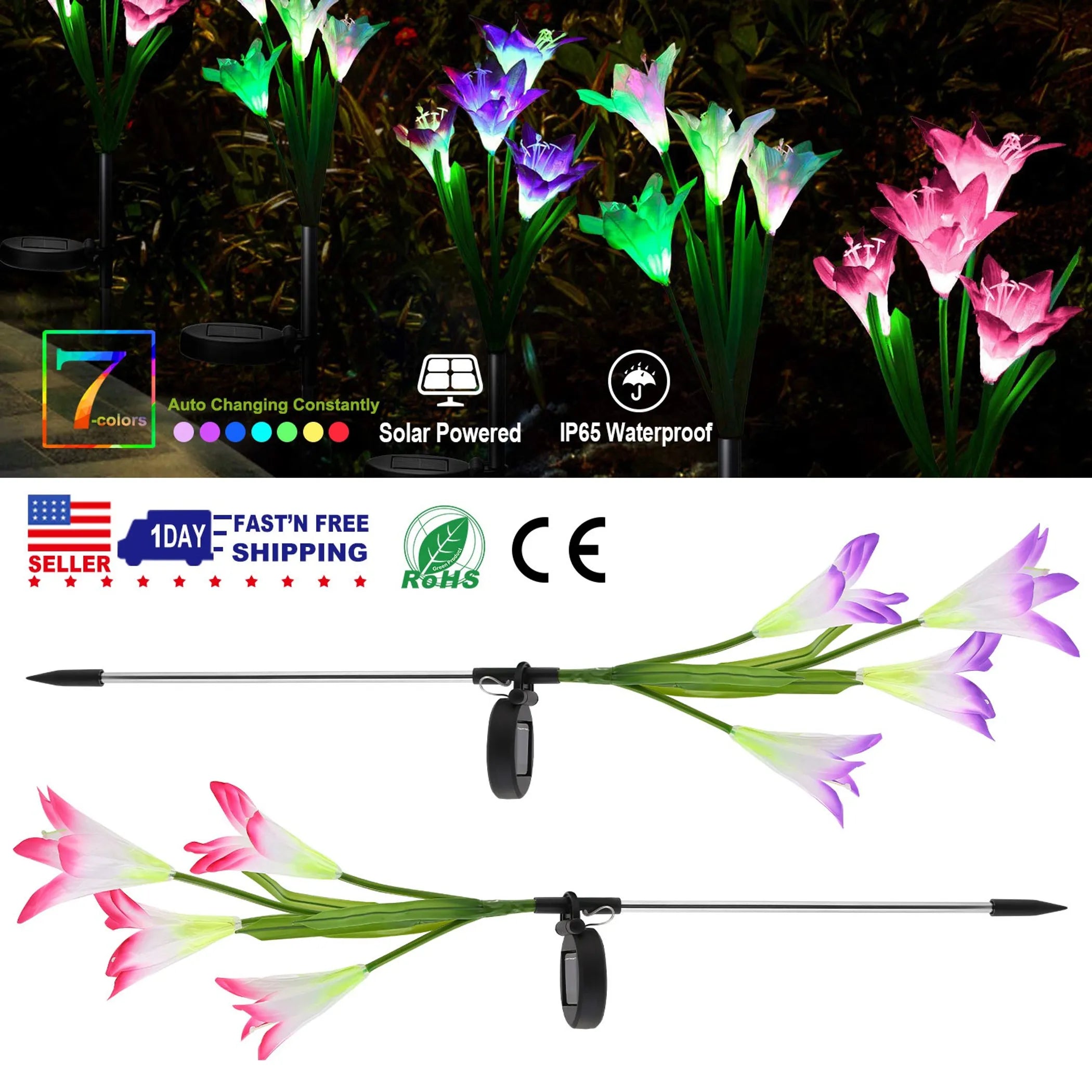 decorative solar lawn lights