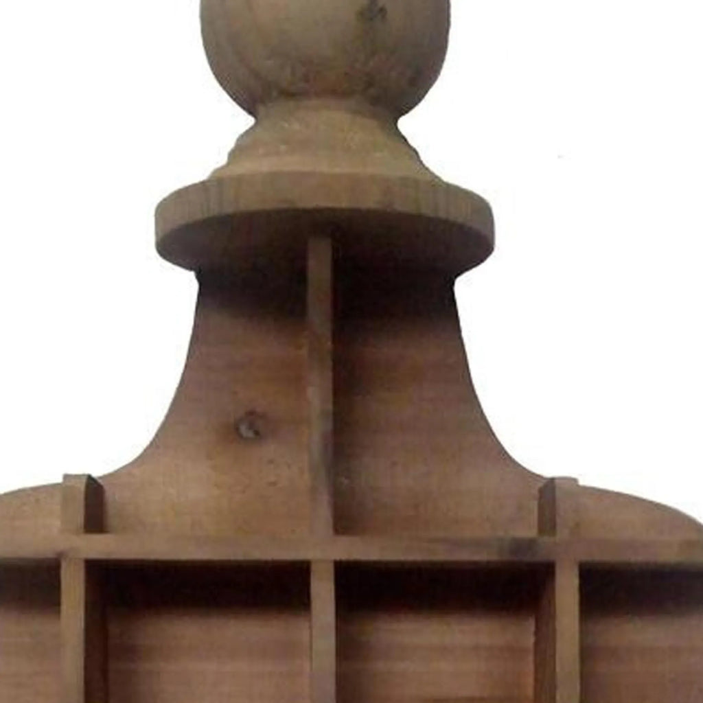 stylish wall mount accent shelf wood