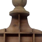 stylish wall mount accent shelf wood