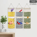bedroom wall mounted storage bag