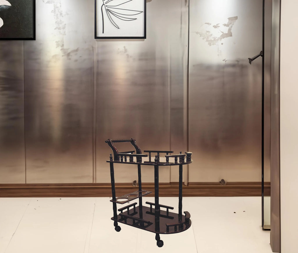 stylish rolling drink cart for home