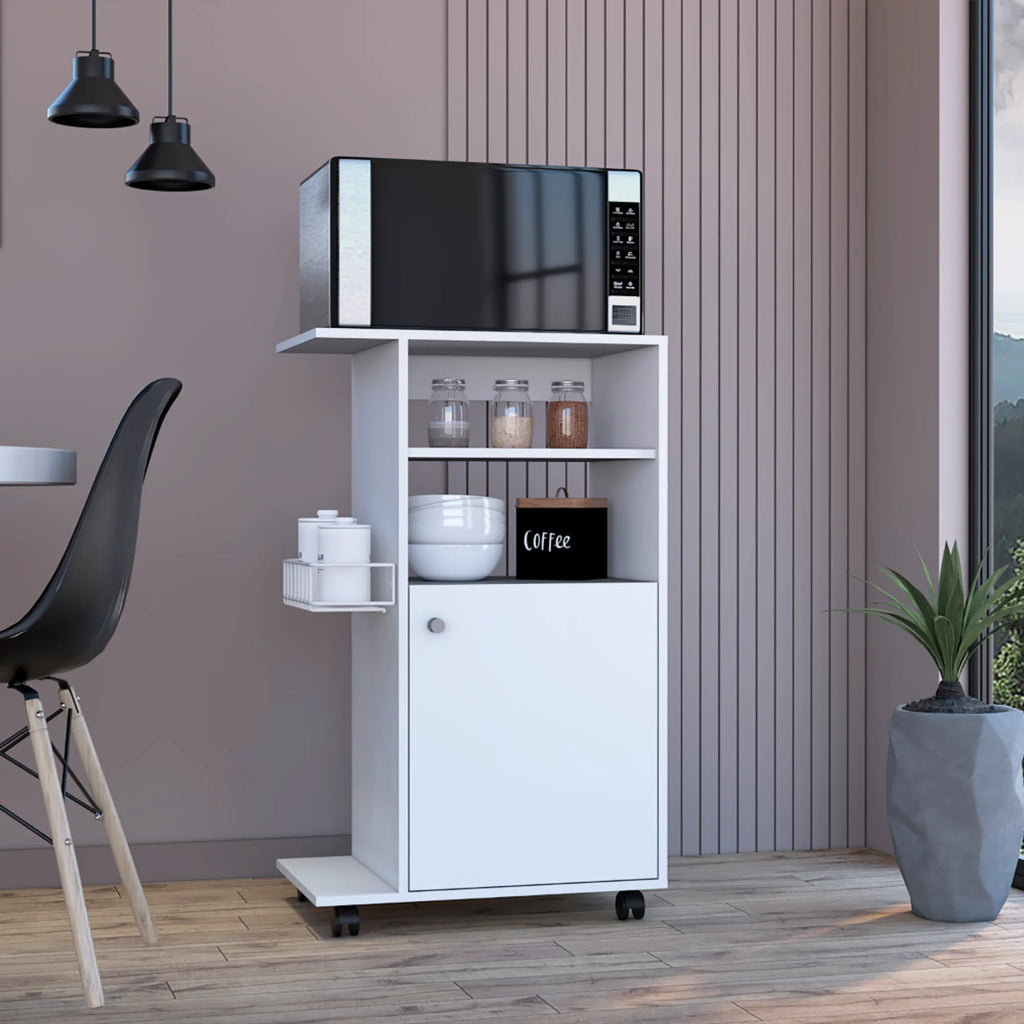 kitchen cart four casters