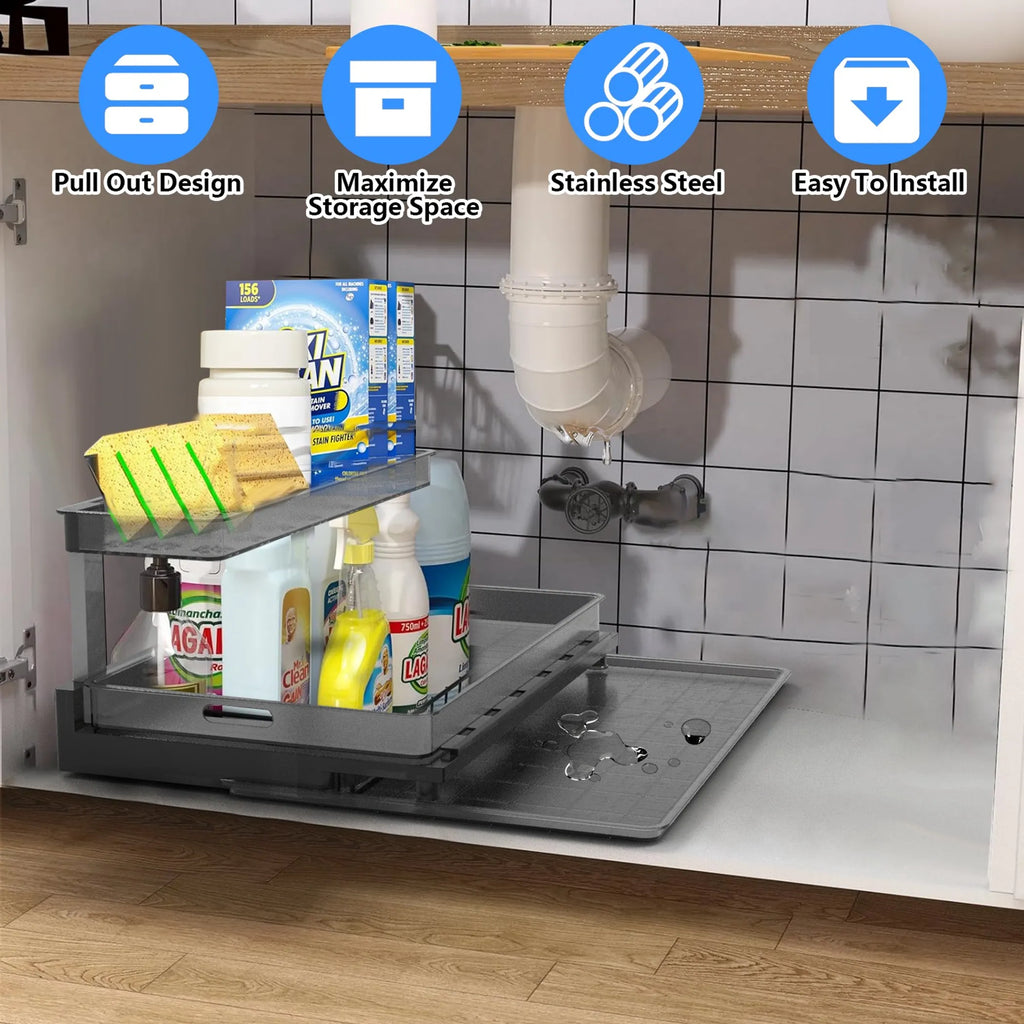 metal kitchen storage rack