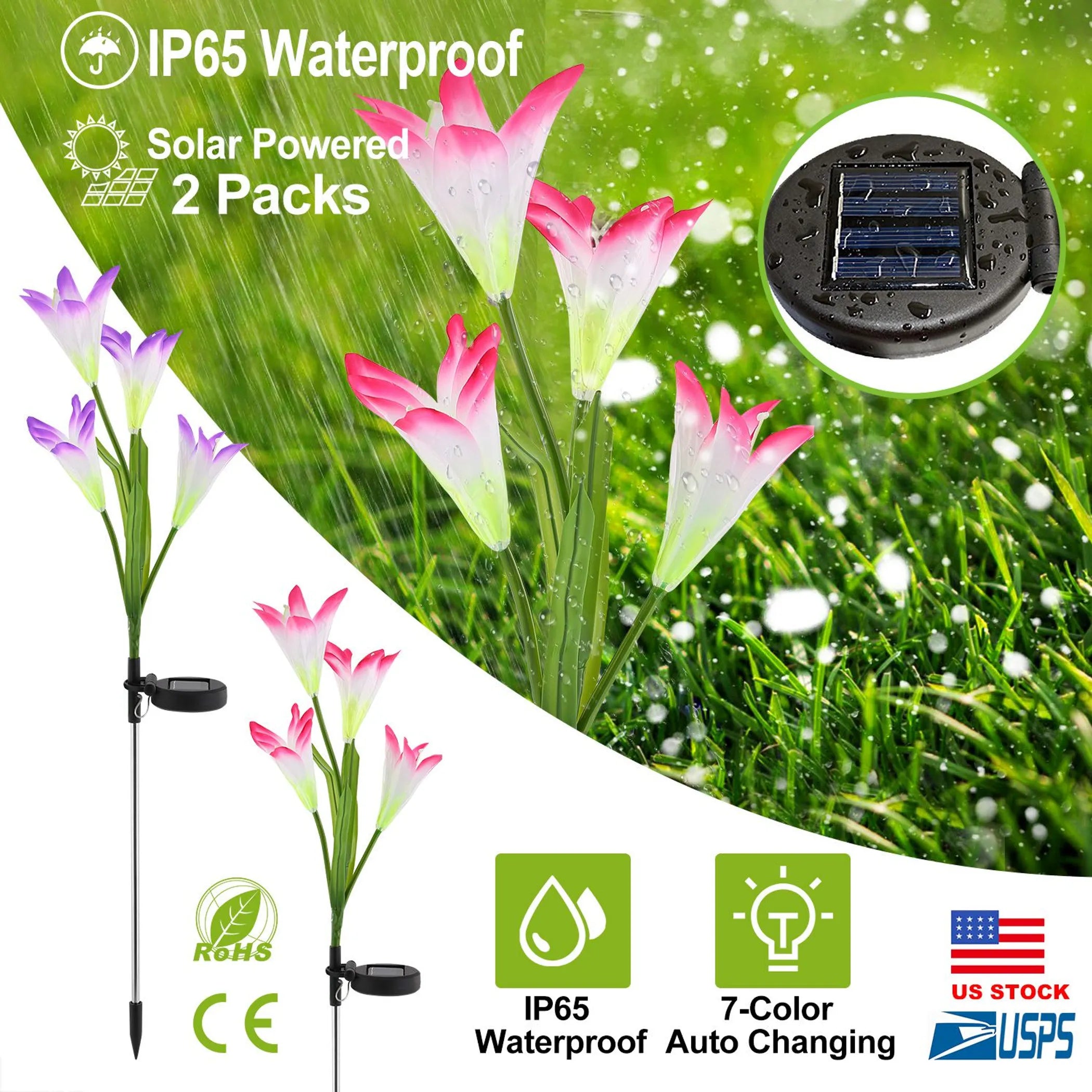 decorative solar lawn lights