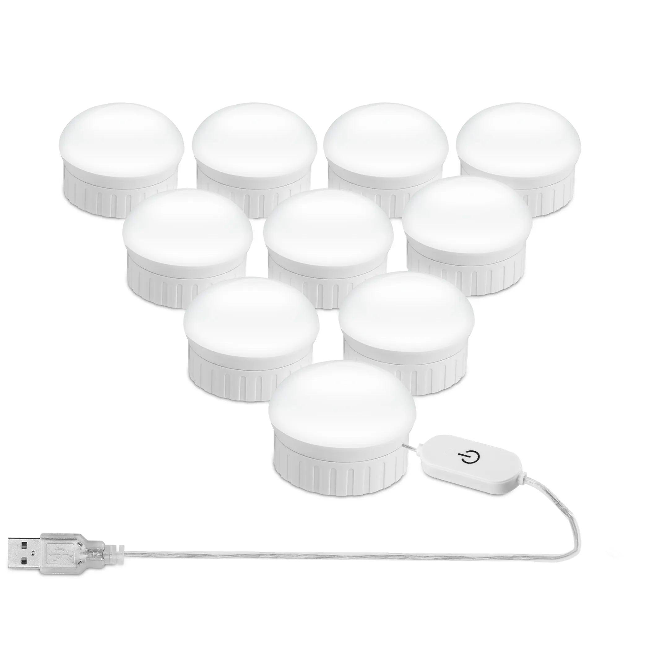 Hollywood style LED mirror lights for dressing table