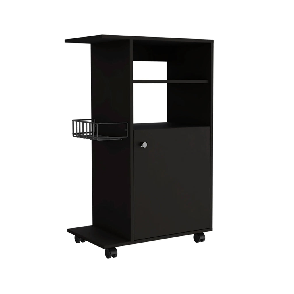 single door kitchen cart