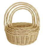 decorative willow basket set