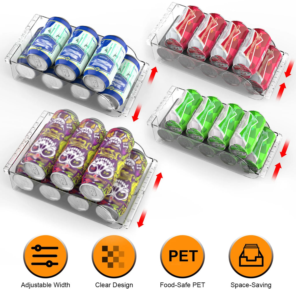 soda can dispenser storage container