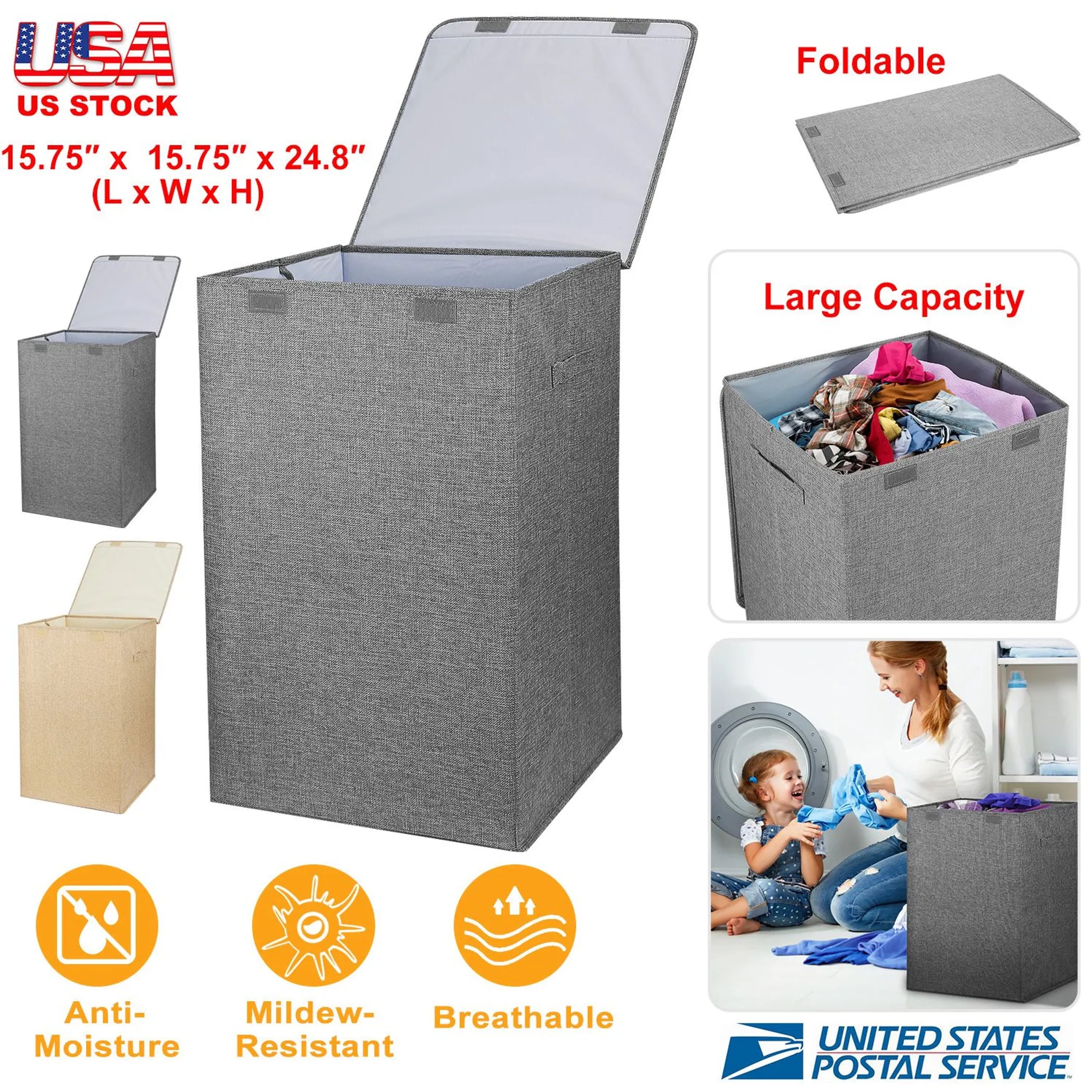 collapsible clothes basket